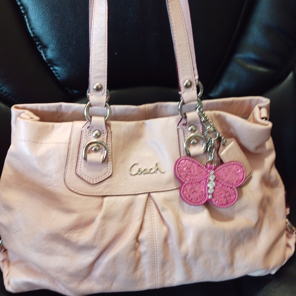 Coach leather satchel